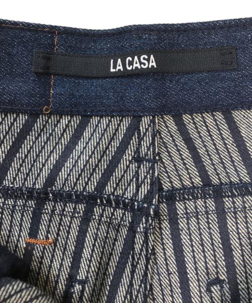 jacquemus（ジャックムス）jacquemus (ジャックムス) I/LA CASA DENIM PANT インディゴ サイズ:24の古着・服飾アイテム