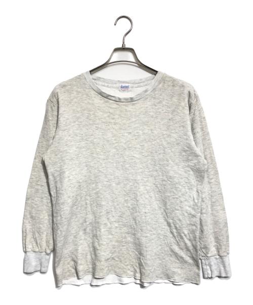 DUOFOLD（デュオフォールド）DUOFOLD (デュオフォールド) 2レイヤードカットソー グレー サイズ:Lの古着・服飾アイテム