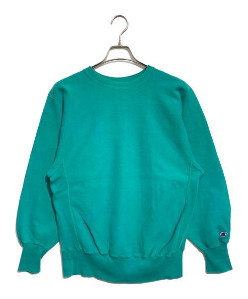 Champion（チャンピオン）Champion (チャンピオン) リバースウィーブスウェット グリーン サイズ:LARGEの古着・服飾アイテム