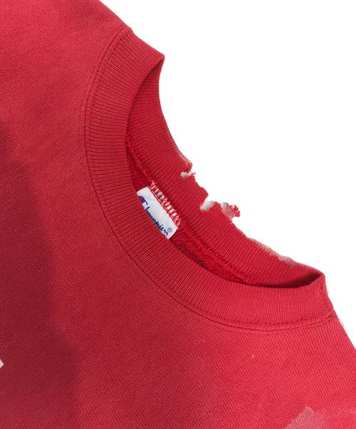 Champion（チャンピオン）Champion (チャンピオン) リバースウィーブスウェット レッド サイズ:LARGEの古着・服飾アイテム