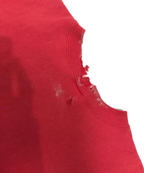 Champion（チャンピオン）Champion (チャンピオン) リバースウィーブスウェット レッド サイズ:LARGEの古着・服飾アイテム