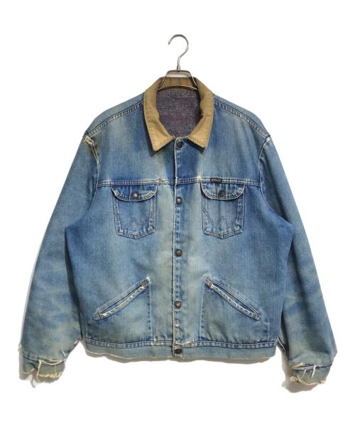 Wrangler（ラングラー）Wrangler (ラングラー) 裏地ブランケットカバーオール インディゴ サイズ:表記なしの古着・服飾アイテム