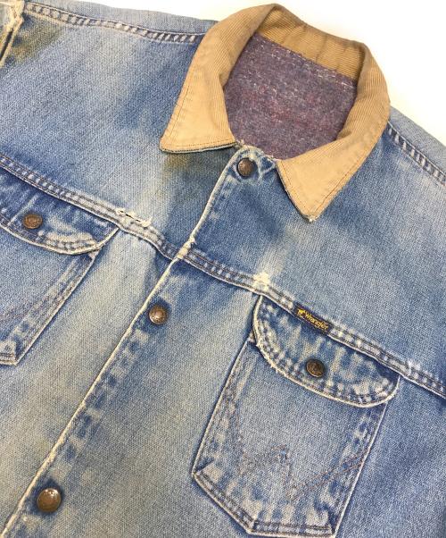 Wrangler（ラングラー）Wrangler (ラングラー) 裏地ブランケットカバーオール インディゴ サイズ:表記なしの古着・服飾アイテム