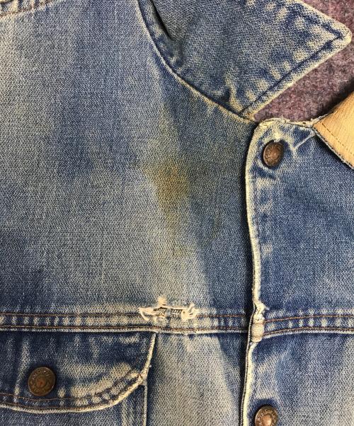 Wrangler（ラングラー）Wrangler (ラングラー) 裏地ブランケットカバーオール インディゴ サイズ:表記なしの古着・服飾アイテム