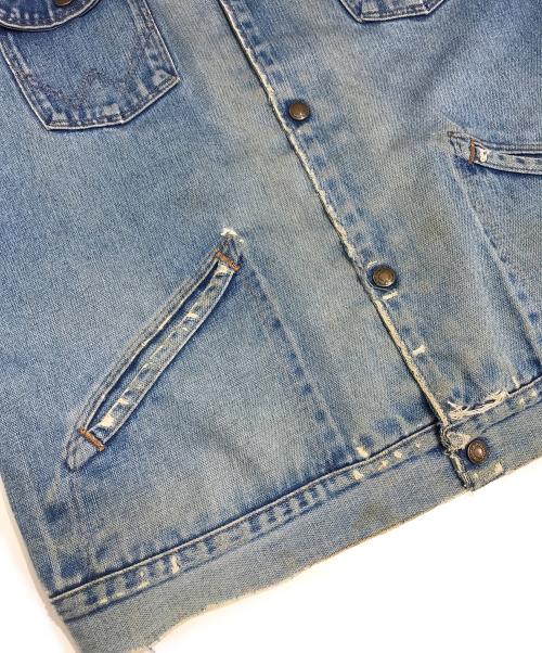 Wrangler（ラングラー）Wrangler (ラングラー) 裏地ブランケットカバーオール インディゴ サイズ:表記なしの古着・服飾アイテム