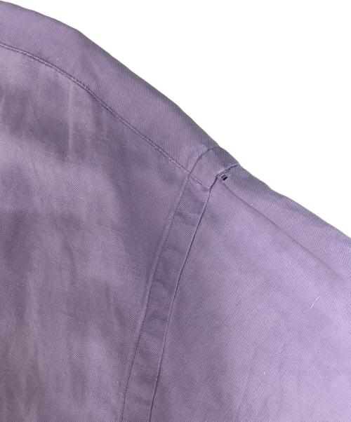 POLO RALPH LAUREN（ポロ・ラルフローレン）POLO RALPH LAUREN (ポロ・ラルフローレン) リネンシルクオープンカラーシャツ パープル サイズ:XLの古着・服飾アイテム