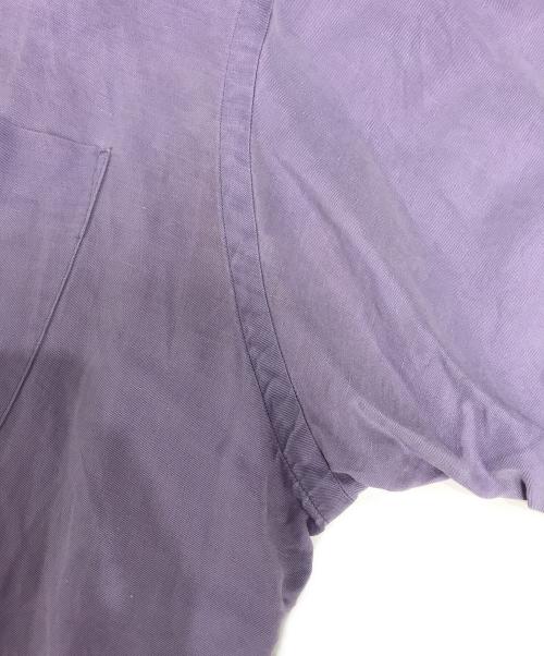 POLO RALPH LAUREN（ポロ・ラルフローレン）POLO RALPH LAUREN (ポロ・ラルフローレン) リネンシルクオープンカラーシャツ パープル サイズ:XLの古着・服飾アイテム