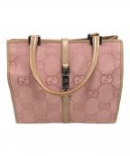 GUCCIグッチ）の古着「ハンドバッグ」｜ピンク