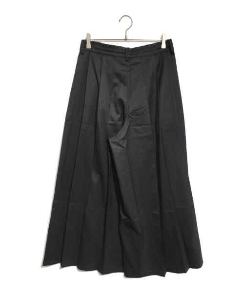 NOT CONVENTIONAL（ノットコンヴェンショナル）NOT CONVENTIONAL (ノットコンヴェンショナル) プリーツ袴パンツ ブラック サイズ:1の古着・服飾アイテム