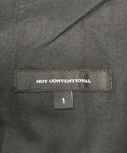 NOT CONVENTIONAL（ノットコンヴェンショナル）NOT CONVENTIONAL (ノットコンヴェンショナル) プリーツ袴パンツ ブラック サイズ:1の古着・服飾アイテム