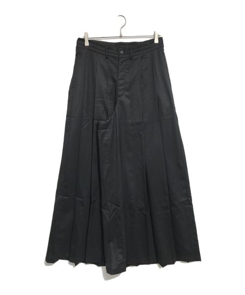 NOT CONVENTIONAL（ノットコンヴェンショナル）NOT CONVENTIONAL (ノットコンヴェンショナル) プリーツ袴パンツ ブラック サイズ:2の古着・服飾アイテム