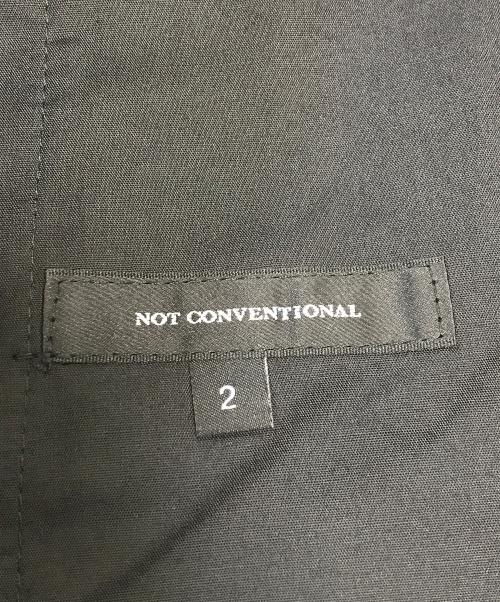 NOT CONVENTIONAL（ノットコンヴェンショナル）NOT CONVENTIONAL (ノットコンヴェンショナル) プリーツ袴パンツ ブラック サイズ:2の古着・服飾アイテム