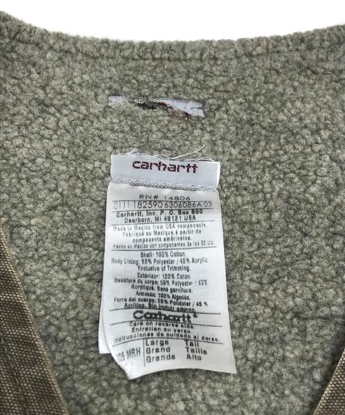 CarHartt（カーハート）CarHartt (カーハート) 裏ボアダックベスト ベージュ サイズ:Lの古着・服飾アイテム