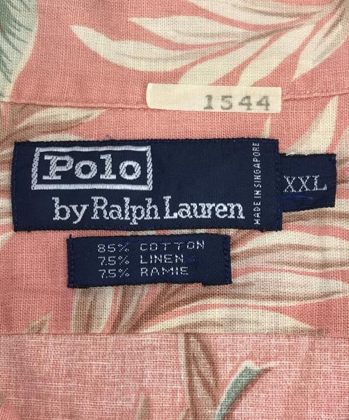 POLO RALPH LAUREN（ポロ・ラルフローレン）POLO RALPH LAUREN (ポロ・ラルフローレン) アロハシャツ ピンク サイズ:XXLの古着・服飾アイテム