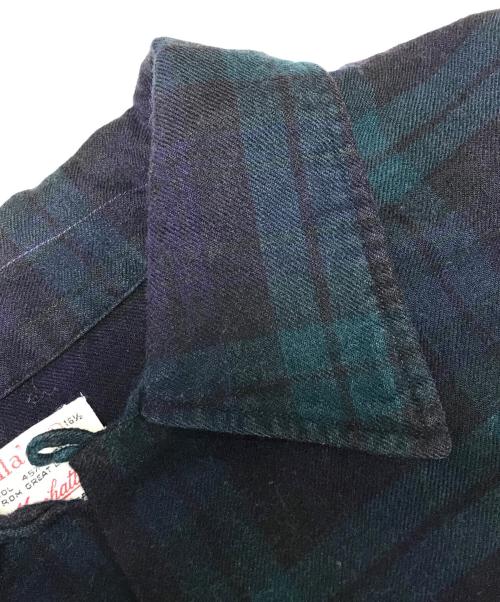 Viyella（ヴァイエラ）Viyella (ヴァイエラ) オープンカラーシャツ ネイビー サイズ:Lの古着・服飾アイテム