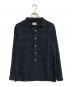 Viyella（ヴァイエラ）の古着「オープンカラーシャツ」｜ネイビー