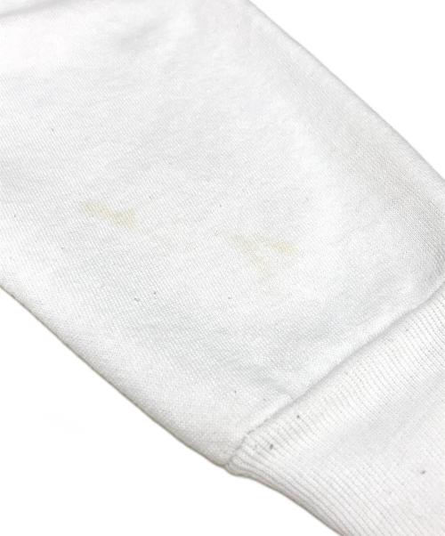 Champion（チャンピオン）Champion (チャンピオン) 染込みプリントラグランスウェット ホワイト サイズ:Lの古着・服飾アイテム