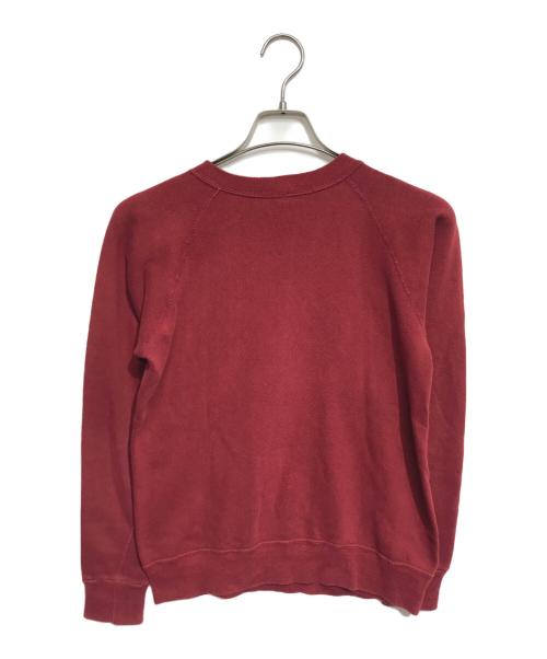 Champion（チャンピオン）Champion (チャンピオン) ラグランスウェット レッド サイズ:Ｓの古着・服飾アイテム