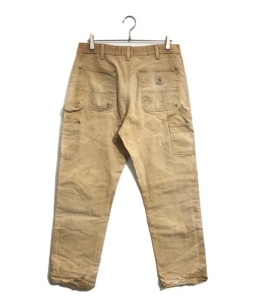 CarHartt（カーハート）CarHartt (カーハート) ダック地ペイントダブルニーペインターパンツ ブラウン サイズ:34の古着・服飾アイテム
