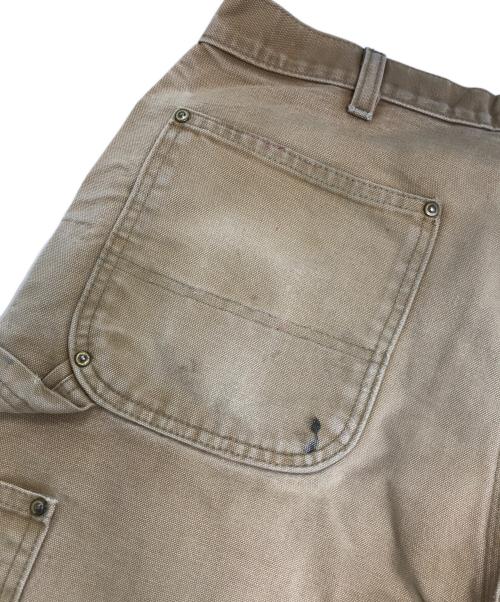 CarHartt（カーハート）CarHartt (カーハート) ダック地ペイントダブルニーペインターパンツ ブラウン サイズ:34の古着・服飾アイテム