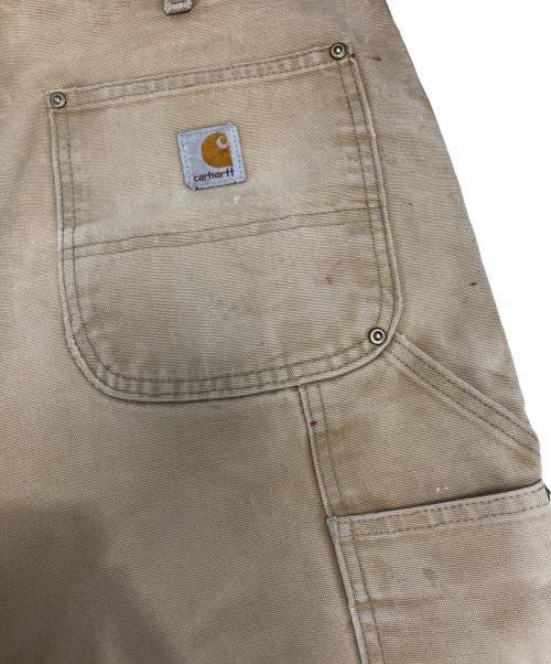 CarHartt（カーハート）CarHartt (カーハート) ダック地ペイントダブルニーペインターパンツ ブラウン サイズ:34の古着・服飾アイテム