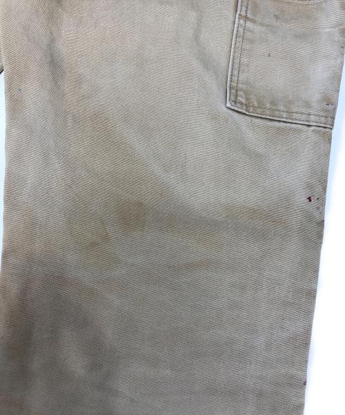 CarHartt（カーハート）CarHartt (カーハート) ダック地ペイントダブルニーペインターパンツ ブラウン サイズ:34の古着・服飾アイテム
