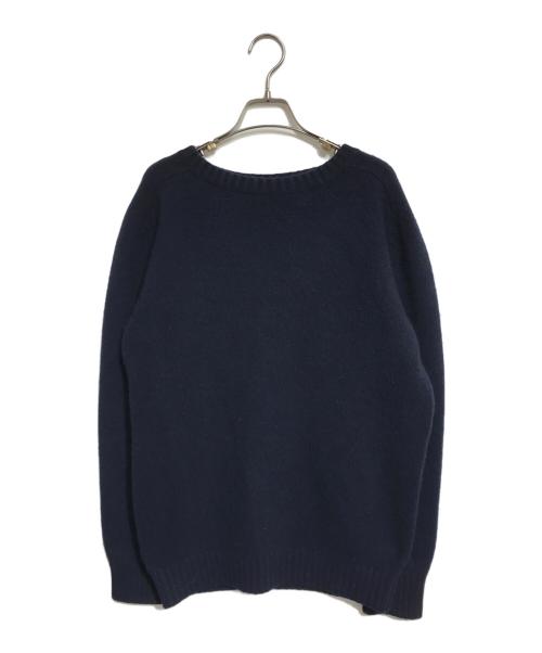C.Shetland（シーシェットランド）C.Shetland (シーシェットランド) 田中さんのセーター ネイビー サイズ:Lの古着・服飾アイテム