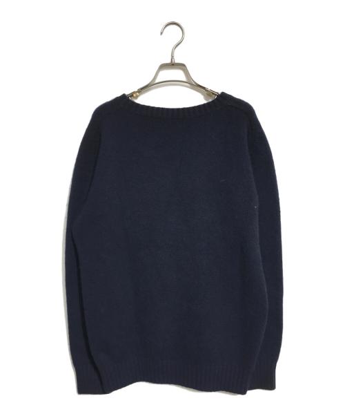 C.Shetland（シーシェットランド）C.Shetland (シーシェットランド) 田中さんのセーター ネイビー サイズ:Lの古着・服飾アイテム