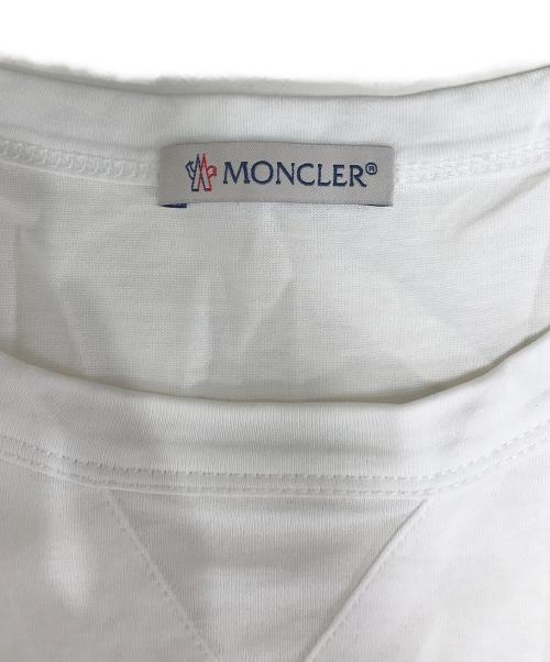 MONCLER（モンクレール）MONCLER (モンクレール) Tシャツ ホワイト サイズ:Sの古着・服飾アイテム