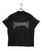 BALENCIAGAバレンシアガ）の古着「ダークウェーブプリントTシャツ」｜ブラック