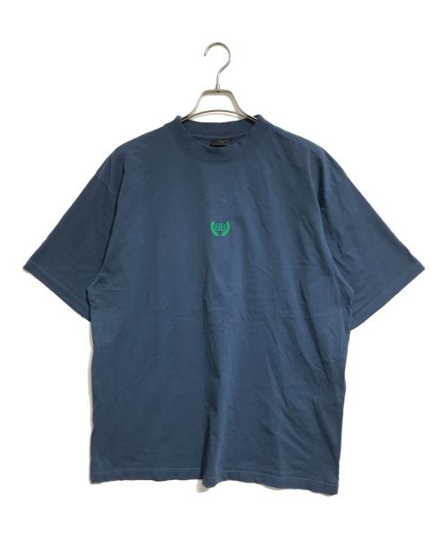 BALENCIAGA（バレンシアガ）BALENCIAGA (バレンシアガ) BBロゴ半袖Tシャツ ネイビー サイズ:Mの古着・服飾アイテム