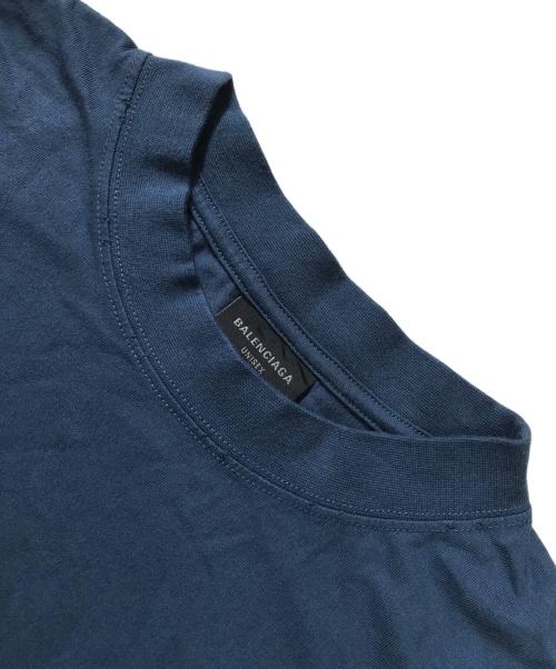 BALENCIAGA（バレンシアガ）BALENCIAGA (バレンシアガ) BBロゴ半袖Tシャツ ネイビー サイズ:Mの古着・服飾アイテム