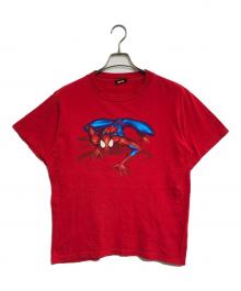 キャラクターTシャツ（キャラクターTシャツ）の古着「00s SPIDERMAN(スパイダーマン) キャラクターTシャツ」｜レッド
