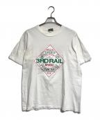 3rd Railサードレール）の古着「プリントTシャツ」｜ホワイト