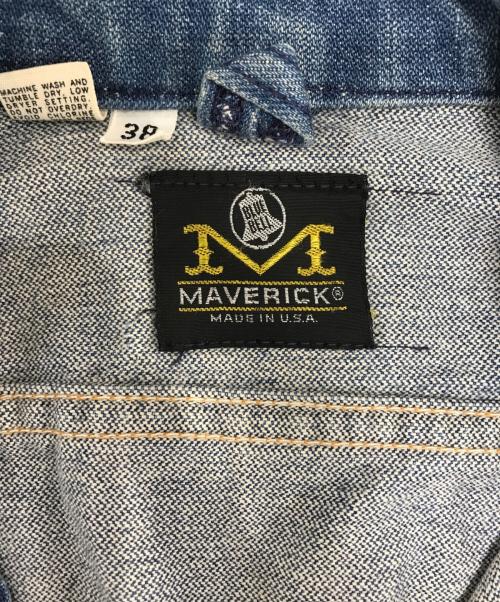 MAVERICK（マーベリック）MAVERICK (マーベリック) ジップアップデニムジャケット インディゴ サイズ:38の古着・服飾アイテム