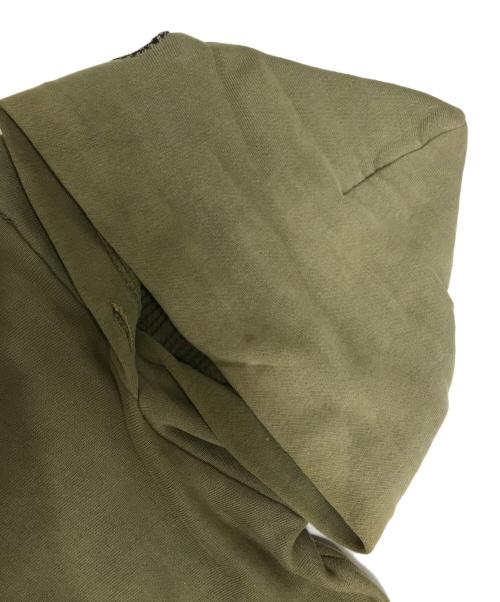 VINTAGE（ヴィンテージ）VINTAGE (ヴィンテージ) 裏地サーマルヴィンテージパーカー カーキ サイズ:表記なしの古着・服飾アイテム
