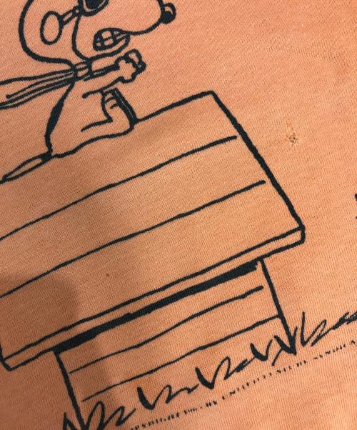 VINTAGE（ヴィンテージ）VINTAGE (ヴィンテージ) PEANUTS(ピーナッツ) キャラクタースウェット オレンジ サイズ:表記なしの古着・服飾アイテム
