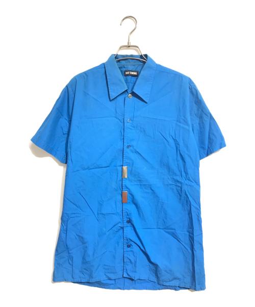 RAF SIMONS（ラフシモンズ）RAF SIMONS (ラフシモンズ) メタルプレートシャツ ブルー サイズ:40の古着・服飾アイテム