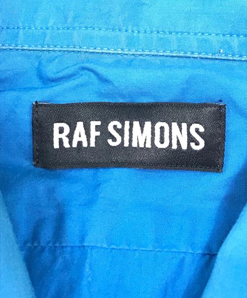 RAF SIMONS（ラフシモンズ）RAF SIMONS (ラフシモンズ) メタルプレートシャツ ブルー サイズ:40の古着・服飾アイテム