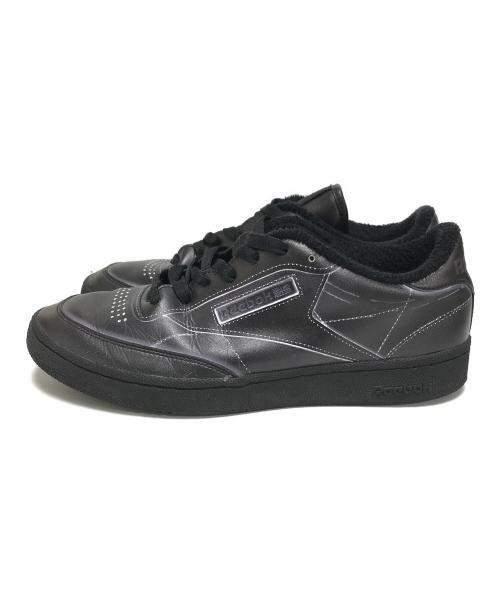 REEBOK（リーボック）REEBOK (リーボック) Maison Margiela (メゾンマルジェラ) Club C ブラック サイズ:USA9/UK8/EUR42/CM27/mm270の古着・服飾アイテム