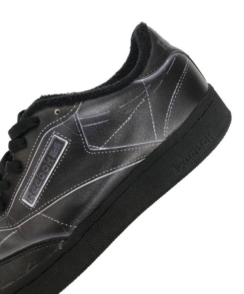 REEBOK（リーボック）REEBOK (リーボック) Maison Margiela (メゾンマルジェラ) Club C ブラック サイズ:USA9/UK8/EUR42/CM27/mm270の古着・服飾アイテム