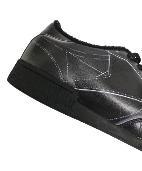 REEBOK（リーボック）REEBOK (リーボック) Maison Margiela (メゾンマルジェラ) Club C ブラック サイズ:USA9/UK8/EUR42/CM27/mm270の古着・服飾アイテム