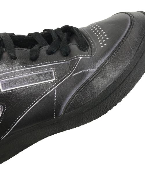 REEBOK（リーボック）REEBOK (リーボック) Maison Margiela (メゾンマルジェラ) Club C ブラック サイズ:USA9/UK8/EUR42/CM27/mm270の古着・服飾アイテム