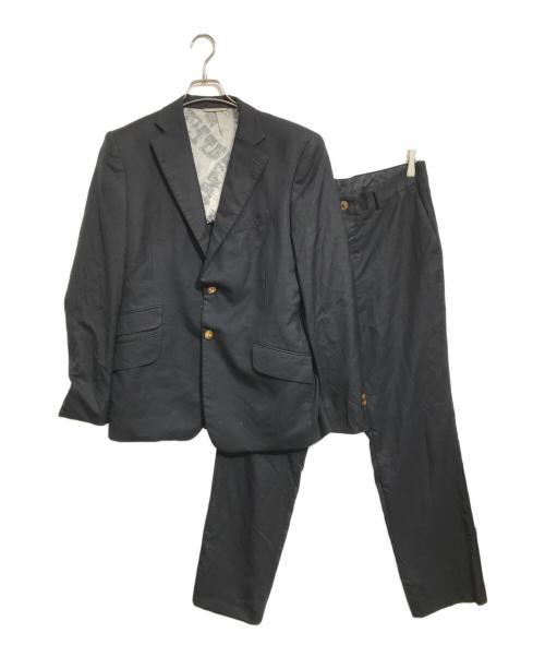 Vivienne Westwood man（ヴィヴィアン ウェストウッド マン）Vivienne Westwood man (ヴィヴィアン ウェストウッド マン) ウールギャバセットアップ ブラック サイズ:50の古着・服飾アイテム