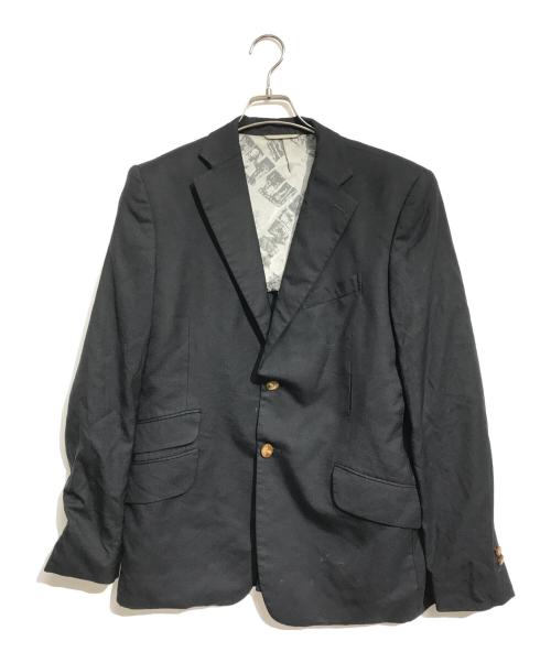 Vivienne Westwood man（ヴィヴィアン ウェストウッド マン）Vivienne Westwood man (ヴィヴィアン ウェストウッド マン) ウールギャバセットアップ ブラック サイズ:50の古着・服飾アイテム