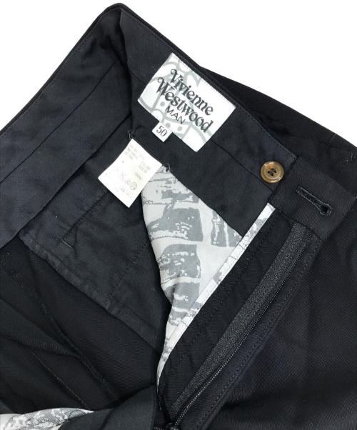 Vivienne Westwood man（ヴィヴィアン ウェストウッド マン）Vivienne Westwood man (ヴィヴィアン ウェストウッド マン) ウールギャバセットアップ ブラック サイズ:50の古着・服飾アイテム