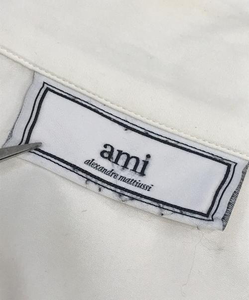 AMI Alexandre Mattiussi（アミアレクサンドルマテュッシ）AMI Alexandre Mattiussi (アミアレクサンドルマテュッシ) パジャマシャツ ホワイト サイズ:Mの古着・服飾アイテム