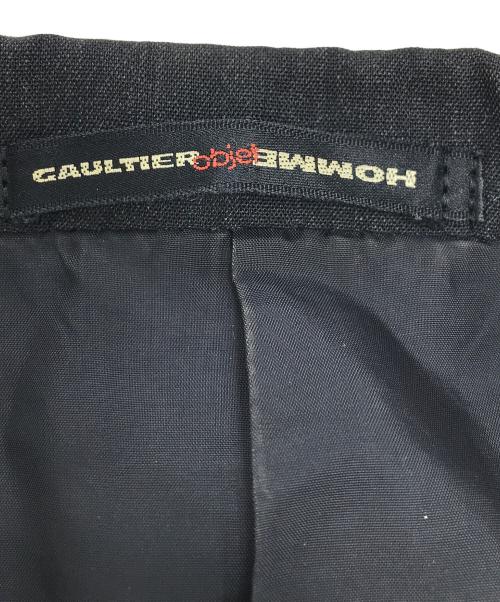 Jean Paul Gaultier homme（ジャンポールゴルチェオム）Jean Paul Gaultier homme (ジャンポールゴルチェオム) セットアップ ブラック サイズ:ジャケット46M パンツ76の古着・服飾アイテム