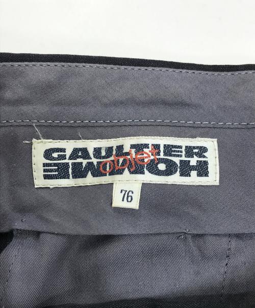 Jean Paul Gaultier homme（ジャンポールゴルチェオム）Jean Paul Gaultier homme (ジャンポールゴルチェオム) セットアップ ブラック サイズ:ジャケット46M パンツ76の古着・服飾アイテム