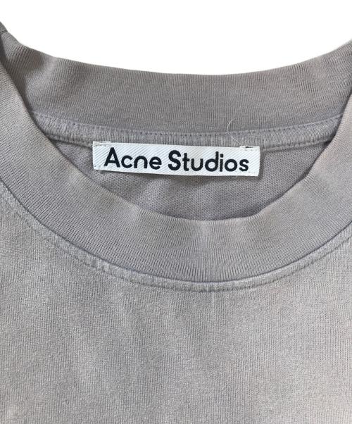 Acne studios（アクネ ストゥディオズ）Acne studios (アクネ ストゥディオズ) ロゴTシャツ グレー サイズ:Sの古着・服飾アイテム